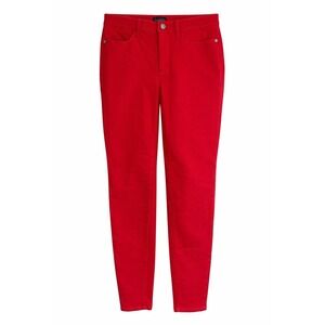 Talbots Red Jeggings Size 4 Stretch Skinny Pants Classic 5 Pocket